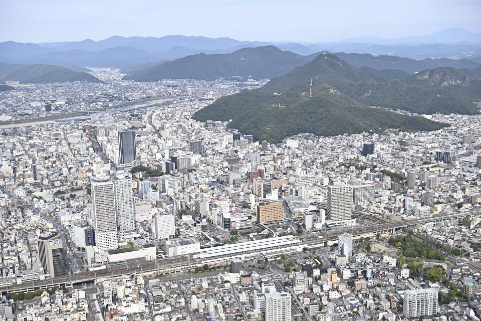 岐阜市の市街地