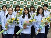 ホッケー女子「さくらジャパン」の中核を担う県ゆかりの選手ら