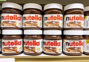 　米カリフォルニア州の食料品店に並ぶ「ヌテラ」＝２０２４年３月（ゲッティ＝共同）