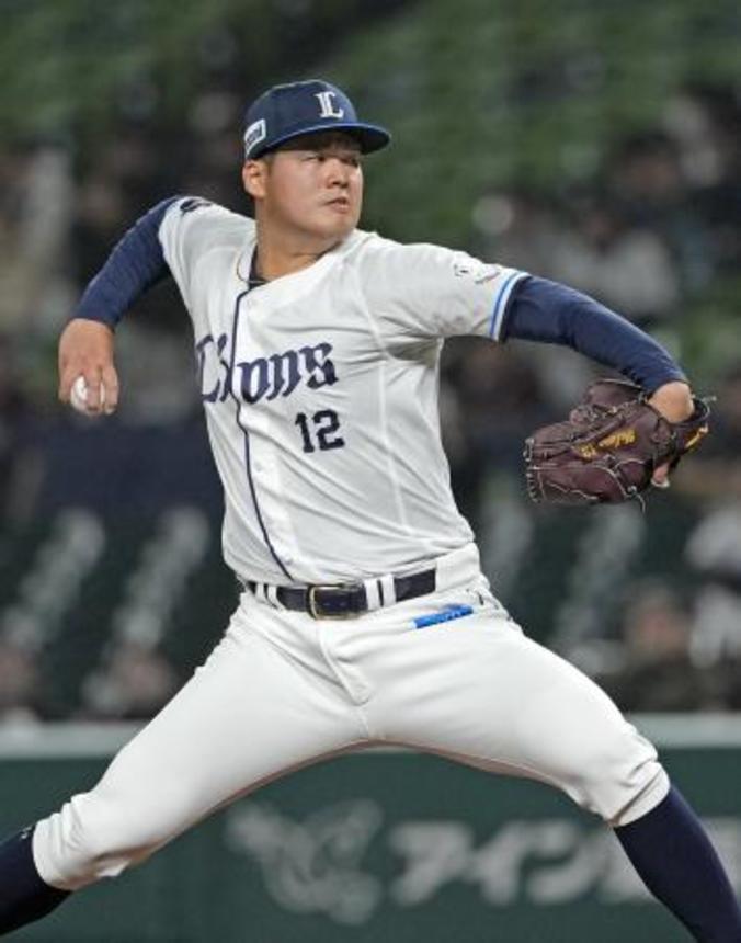 　楽天とのオープン戦に先発した西武・渡辺＝ベルーナドーム