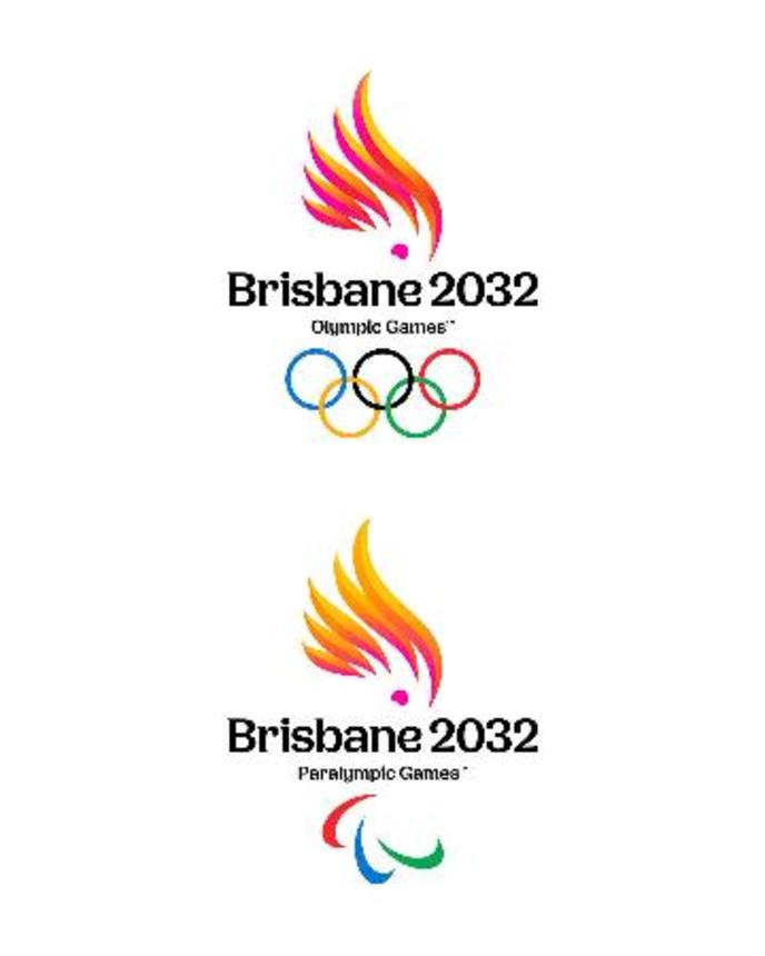 　２０３２年ブリスベン五輪・パラリンピックのエンブレム（大会組織委員会提供・ＡＰ＝共同）