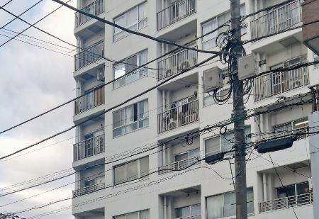 　台湾のプリンス幹部が代表取締役を務める「カデア」が入居するビル＝１月、東京都北区