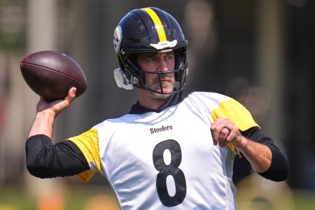 　スティーラーズのＱＢロジャーズ＝１８日、米ピッツバーグ（ＡＰ＝共同）