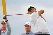 　第２ラウンド、通算イーブンパーで１１位の久常涼＝シネコックヒルズＧＣ（共同