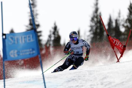　アルペンスキーＷ杯女子大回転で勝利したアリス・ロビンソン＝２９日、コッパーマウンテン（ゲッティ＝共同）
