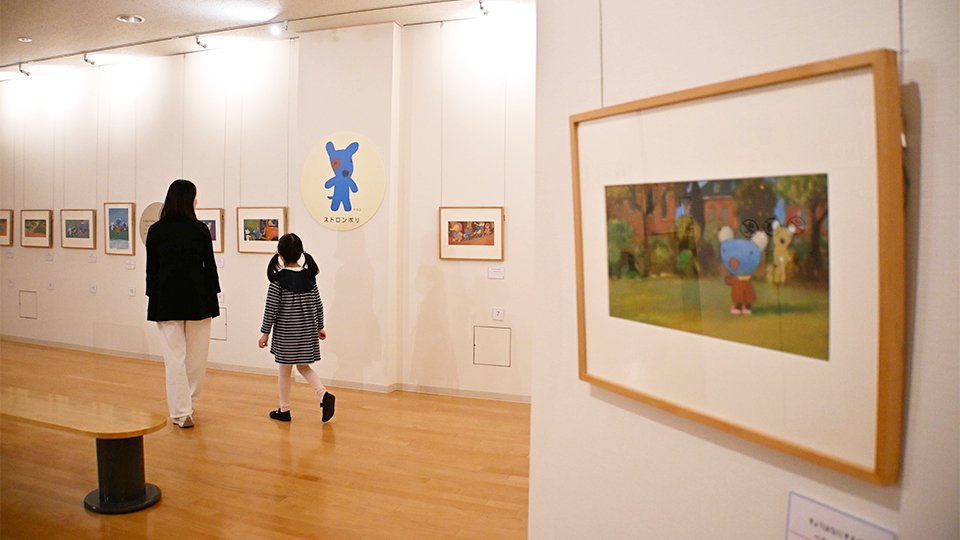 ペネロペの世界に触れられる原画展＝多治見市旭ケ丘、こども陶器博物館