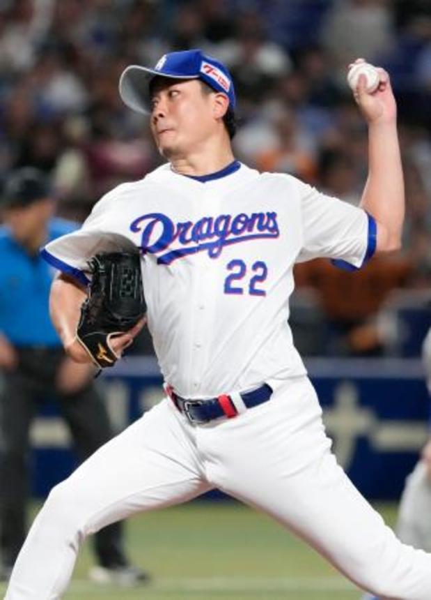 　巨人戦に先発した中日・大野＝バンテリンドーム
