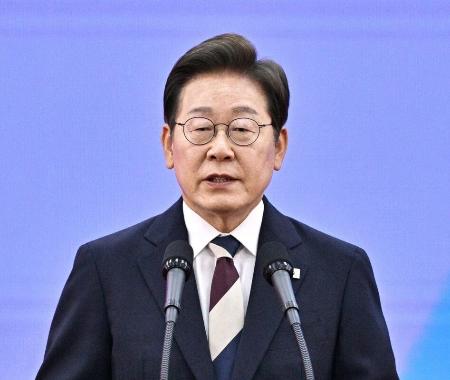 　韓国の李在明大統領（ロイター＝共同）