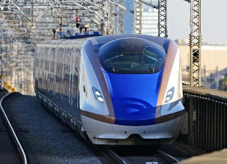 　北陸新幹線のＷ７系車両