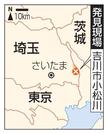 　埼玉県吉川市の発見現場