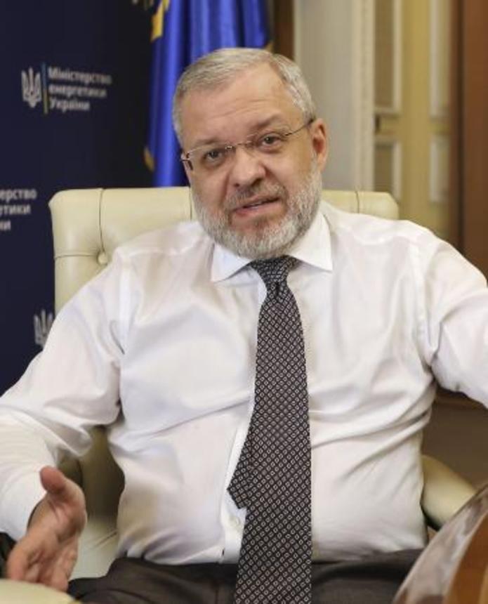 　ウクライナのハルシチェンコ・エネルギー相（当時）＝２０２４年５月、キーウ