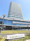 ６日に開庁した岐阜市役所新庁舎＝６日午前１０時１７分