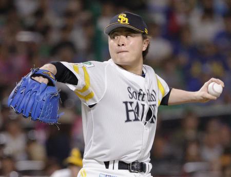 　中日戦に先発したソフトバンク・前田純＝みずほペイペイドーム