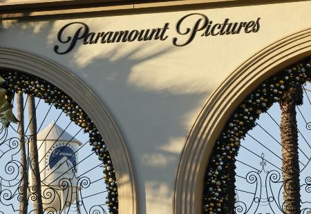 　パラマウントのスタジオ＝昨年１２月、米ロサンゼルス（ゲッティ＝共同）