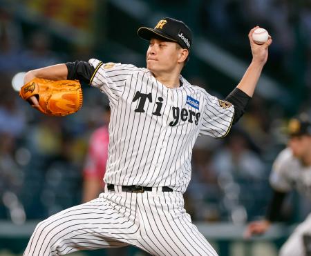 　広島戦に先発した阪神・大竹＝甲子園