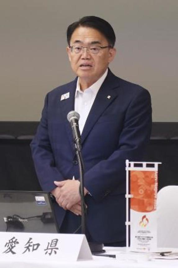 　愛知県の大村秀章知事＝６月、名古屋市