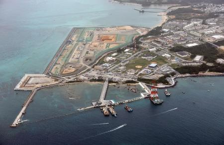 　沖縄県名護市辺野古の沿岸部＝２０２５年１１月