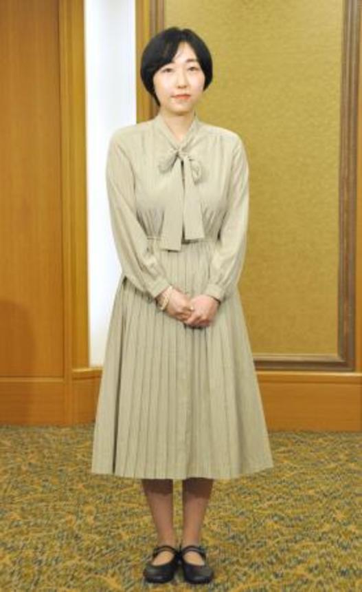 　第４３回向田邦子賞を受賞した兵藤るりさん＝２３日午後、東京都千代田区