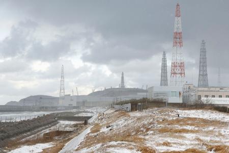 　新潟県の東京電力柏崎刈羽原発＝２１日午前