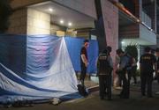 　刺殺事件があったマンション＝２０日、神戸市中央区