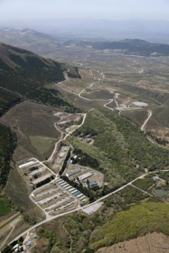 　砲弾破裂事故のあった大分県の日出生台演習場＝２１日