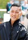 　車いすの部開幕を前に、取材に応じる小田凱人＝７日、ウィンブルドン（共同）