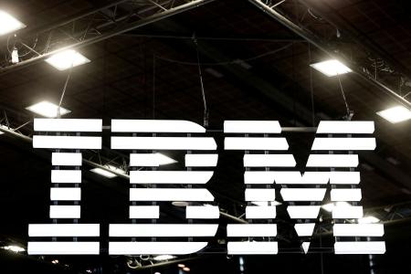 　ＩＢＭのロゴ（ロイター＝共同）