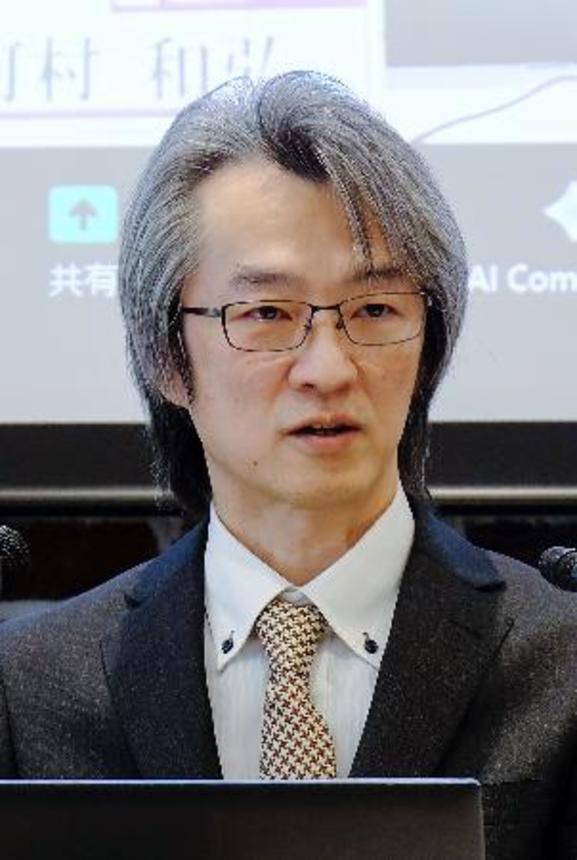 　記者会見する順天堂大の河村和弘教授＝９日、東京都文京区