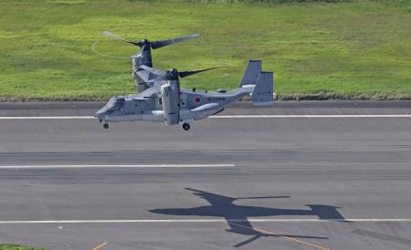　陸上自衛隊の輸送機Ｖ２２オスプレイ