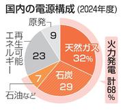 　国内の電源構成