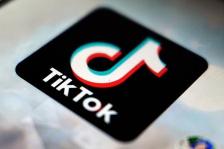 　ＴｉｋＴｏｋ（ティックトック）のロゴ（ＡＰ＝共同）