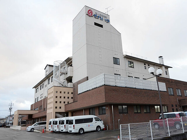２０１７年に入所者の門谷富雄さんが死亡した介護老人保健施設「それいゆ」＝高山市桐生町