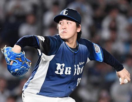 　ロッテ戦に先発した西武・隅田＝ＺＯＺＯマリン