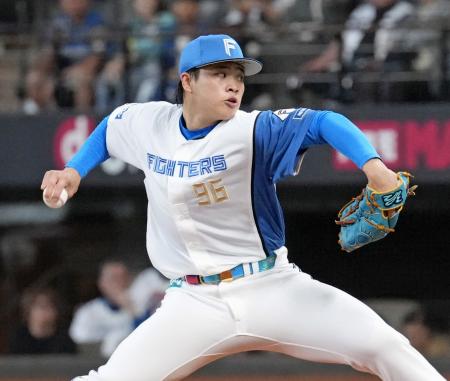 　ＤｅＮＡ戦に先発した日本ハム・孫易磊＝エスコンフィールド