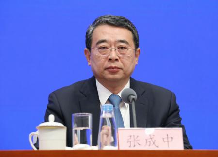 　中国の「第７世代」の若手幹部、張成中氏＝２０２４年２月、北京（共同）