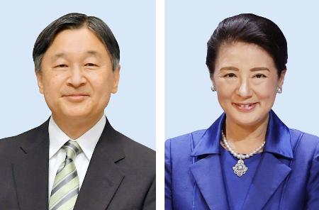 　天皇陛下、皇后さま