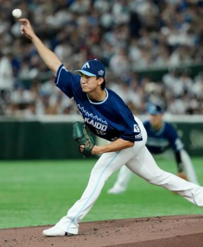 　西武戦に先発した日本ハム・達＝東京ドーム