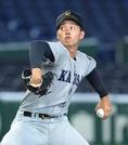 　北海学園大戦に先発した関大・米沢＝東京ドーム