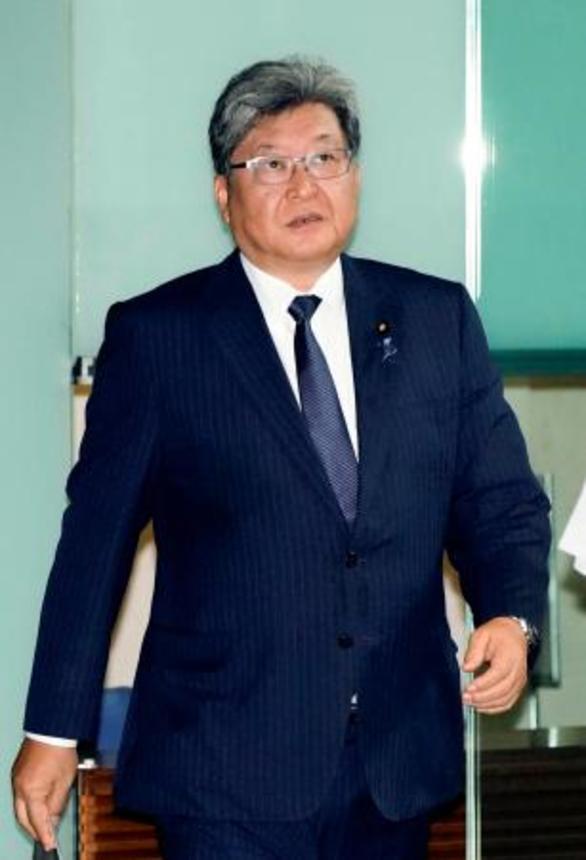 　自民党の萩生田幹事長代行＝７日、首相官邸