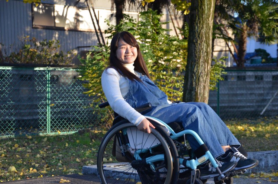 「ありのままの自分を伝えたい」との思いでカメラを回したという馬田萌々花さん（「だから私は前を向く　萌々花２０歳」より　ⓒＴＢＳテレビ）