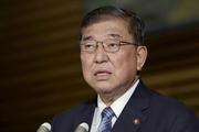 　石破首相＝１８日、首相官邸