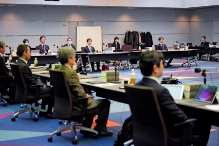 　危険運転致死傷罪の見直しを議論する法制審議会の部会＝９日午前、法務省