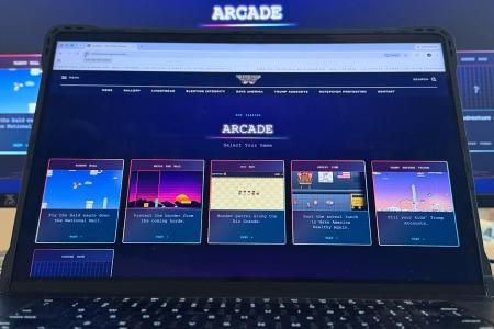　ホワイトハウスが公開したオンラインゲーム＝３日（ＡＰ＝共同）