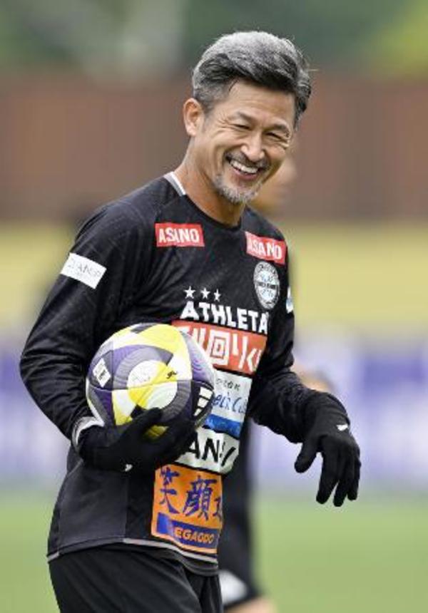 　三浦知良＝６月、三重県鈴鹿市