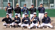 初めての公式戦に臨む岐阜水都ハリーズの選手ら＝同