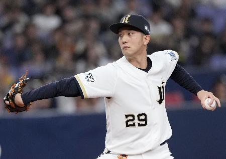 　６回無失点で今季初勝利を挙げたオリックス・田嶋＝京セラドーム