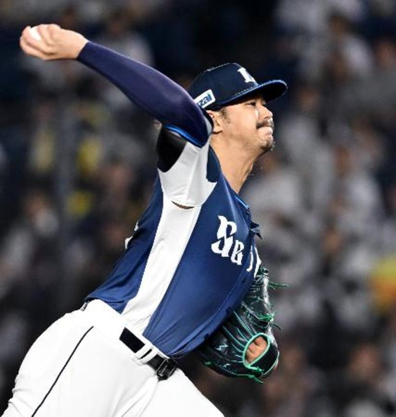 　ロッテ戦に先発した西武・高橋光＝ＺＯＺＯマリン
