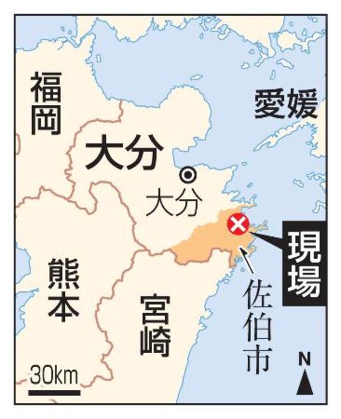 　大分県佐伯市の現場