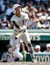 　日大三―県岐阜商　タイブレークの１０回表１死二、三塁、近藤が中前に決勝打を放つ＝甲子園