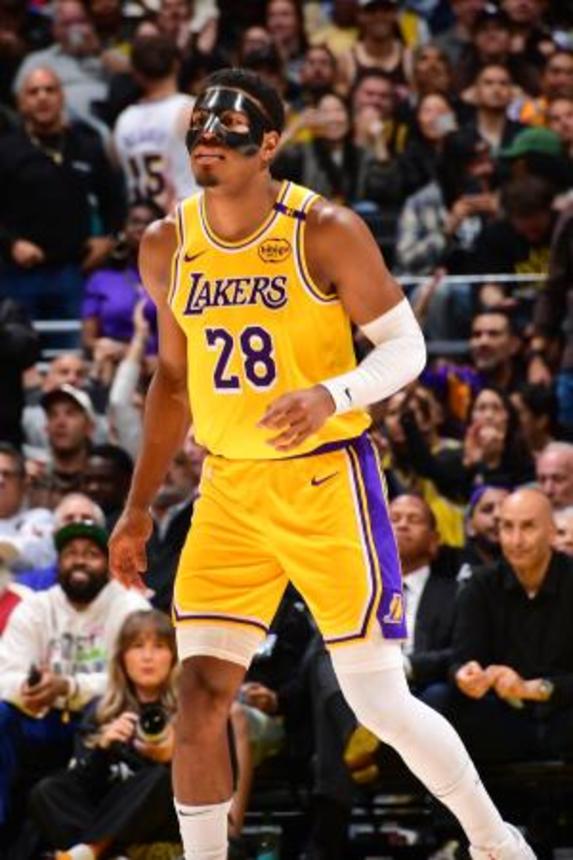 　レーカーズに所属する八村塁＝４月（ＮＢＡＥ・ゲッティ＝共同）